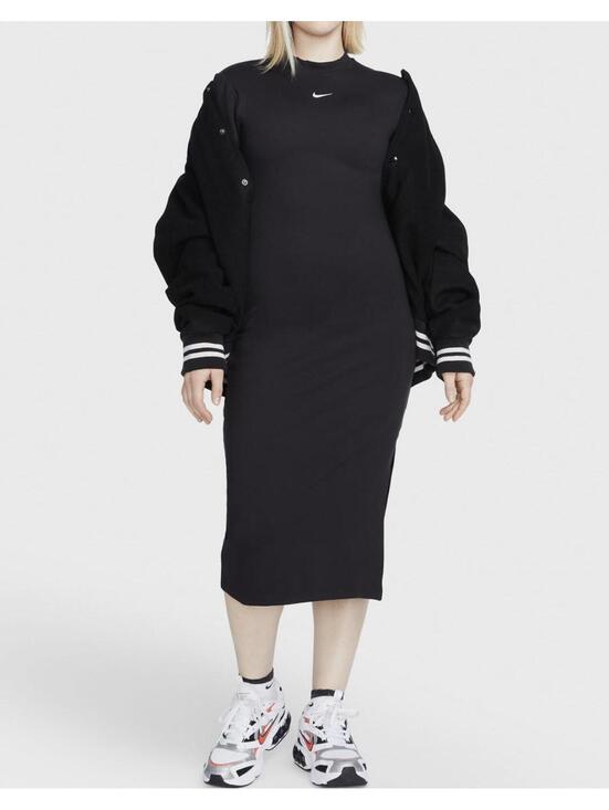 Nike Dresses & Skirts - Nike Sportswear Essential Tight Crewneck Midi Dress